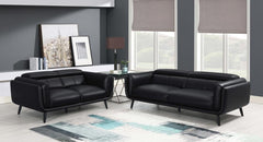 Shania Black 2 Pc Sofa Set