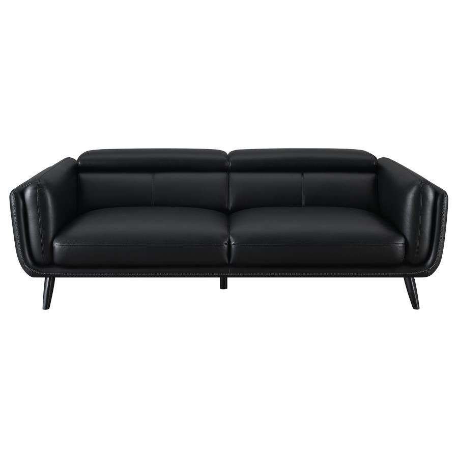 Shania Black 2 Pc Sofa Set