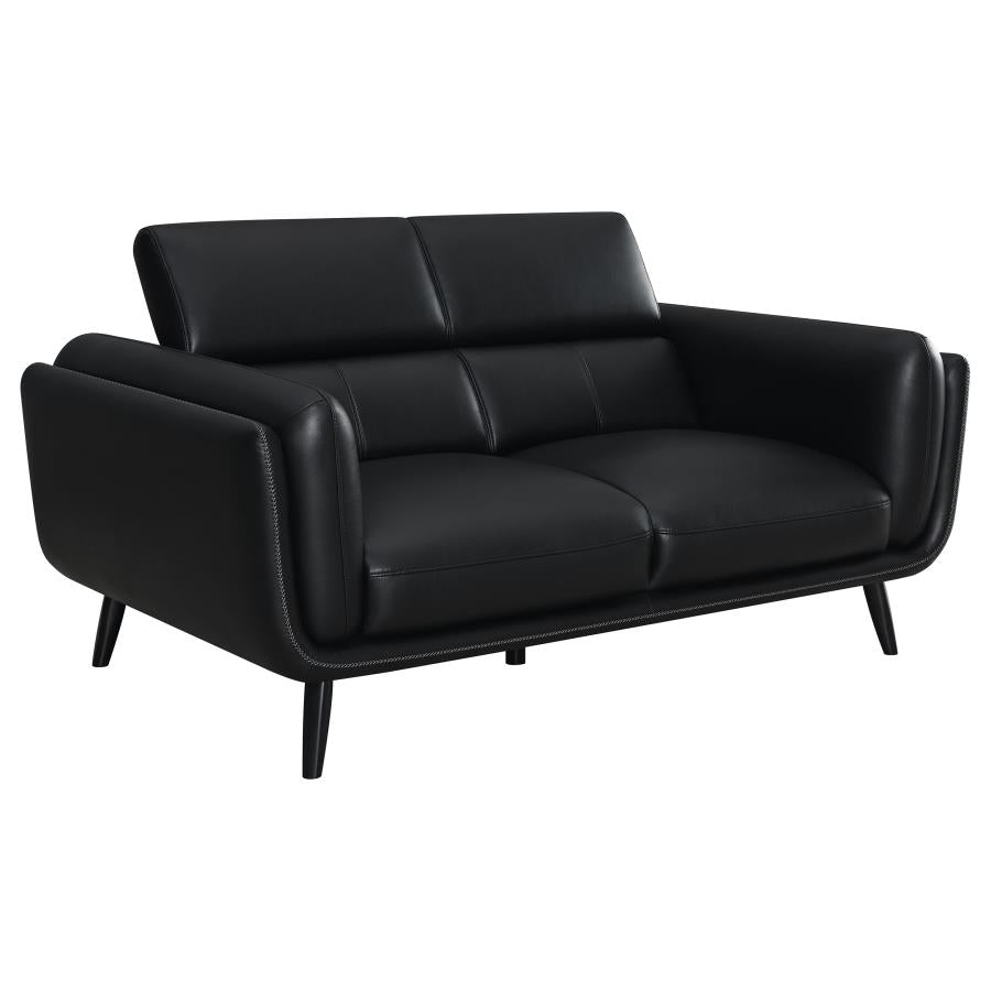 Shania Black 2 Pc Sofa Set