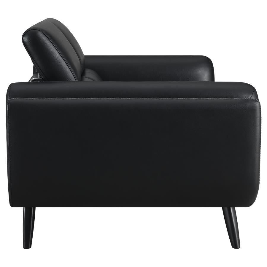 Shania Black 2 Pc Sofa Set