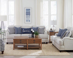 Glenn Grey 2 Pc Sofa Set