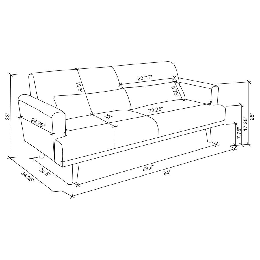 Blake Grey 2 Pc Sofa Set