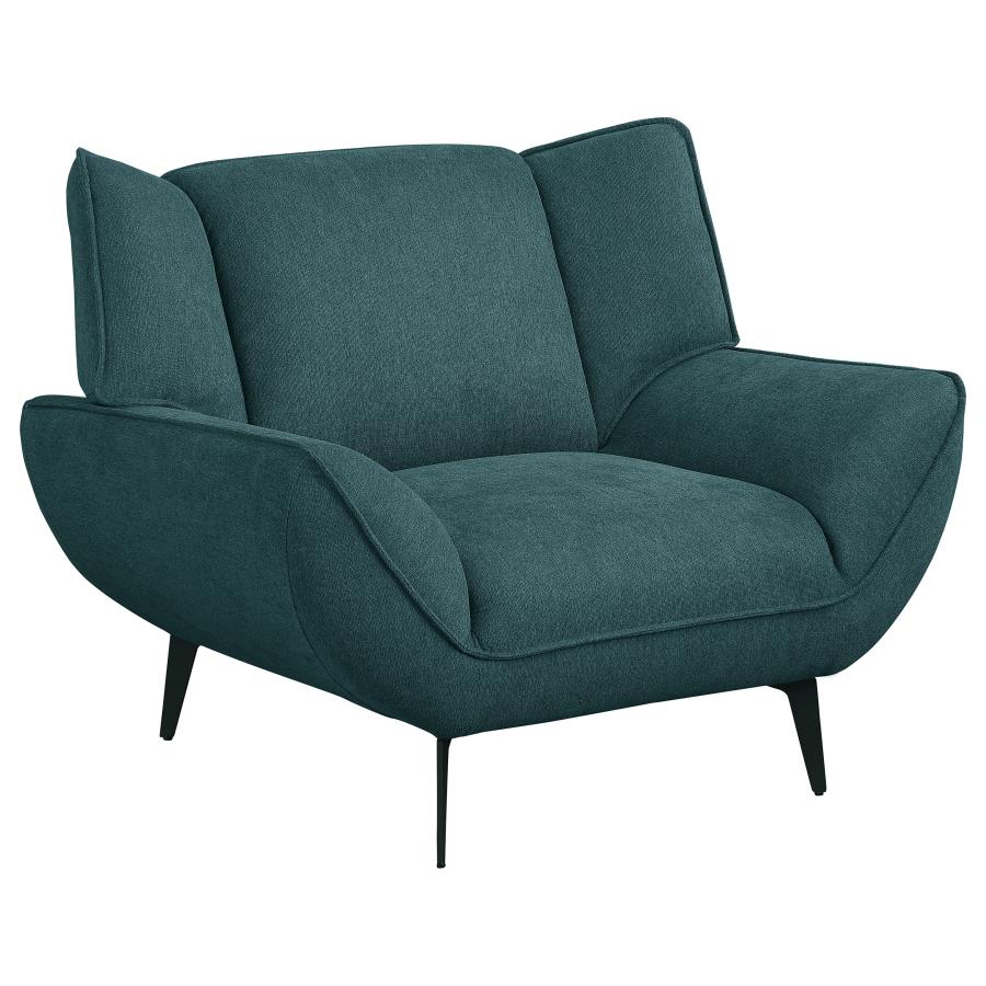 Acton Blue 3 Pc Sofa Set