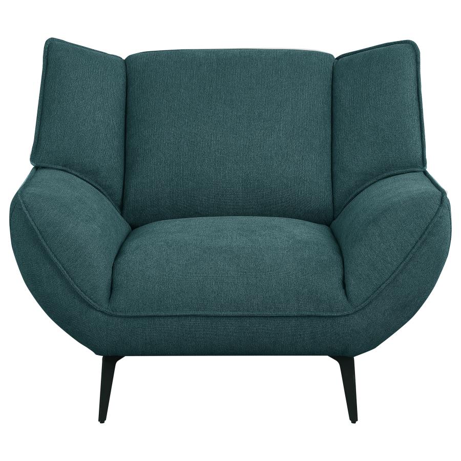 Acton Blue 3 Pc Sofa Set