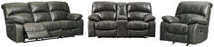 Dunwell Sofa, Loveseat and Recliner