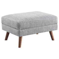 Churchill Grey Ottoman