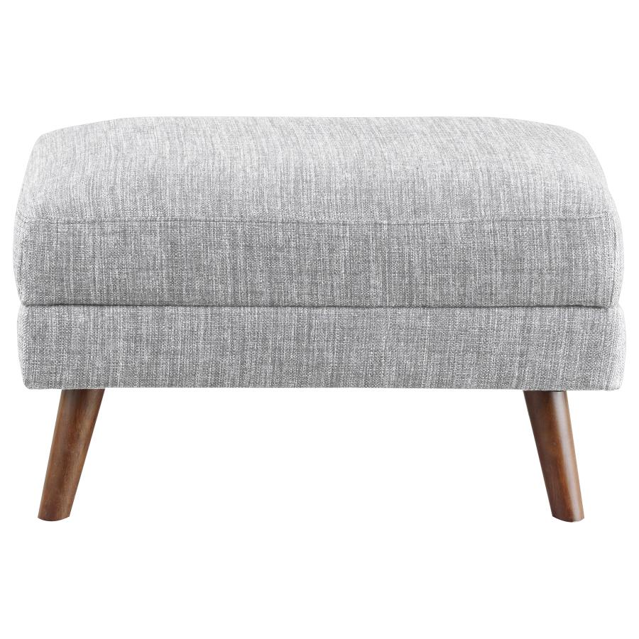 Churchill Grey Ottoman