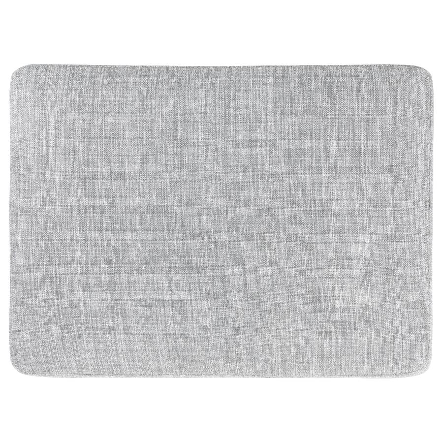 Churchill Grey Ottoman