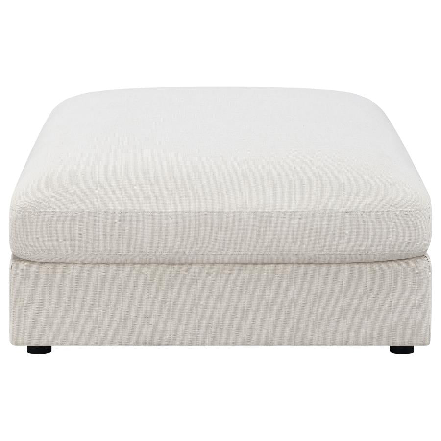 Serene Beige Ottoman