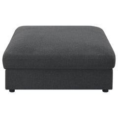 Serene Grey Ottoman