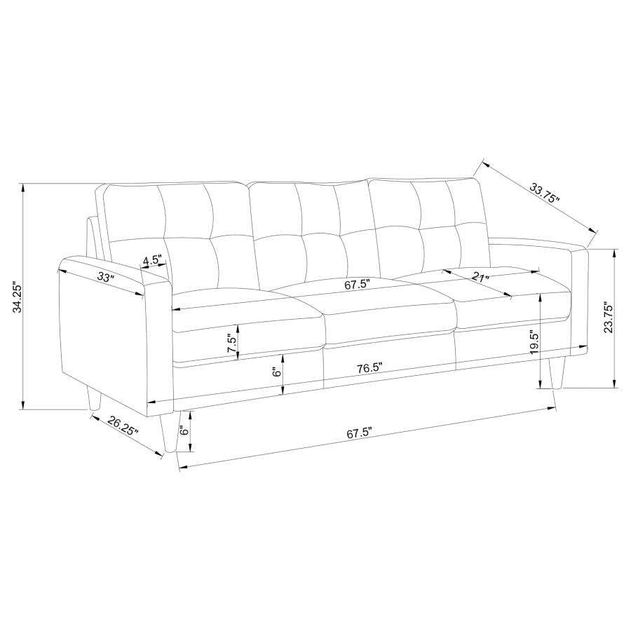 Watsonville Grey 2 Pc Sofa Set