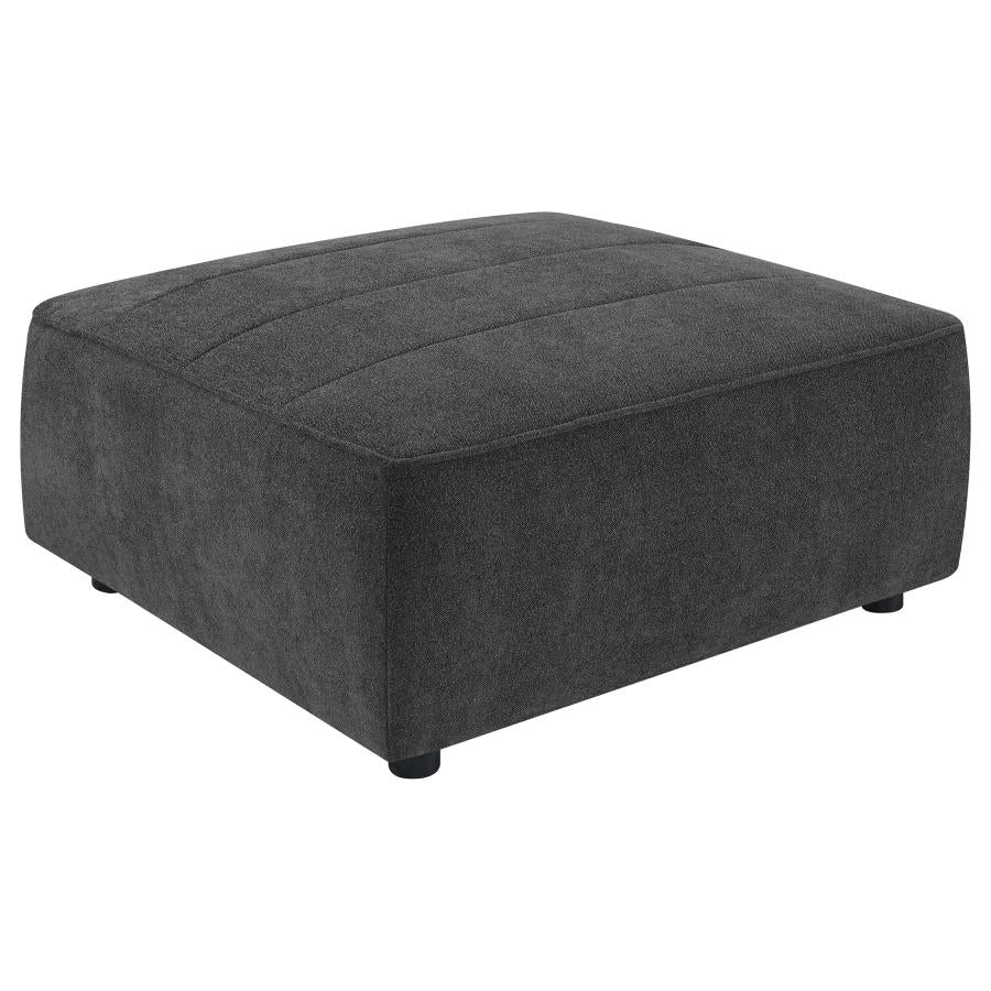 Sunny Grey Ottoman