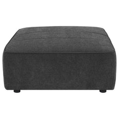 Sunny Grey Ottoman