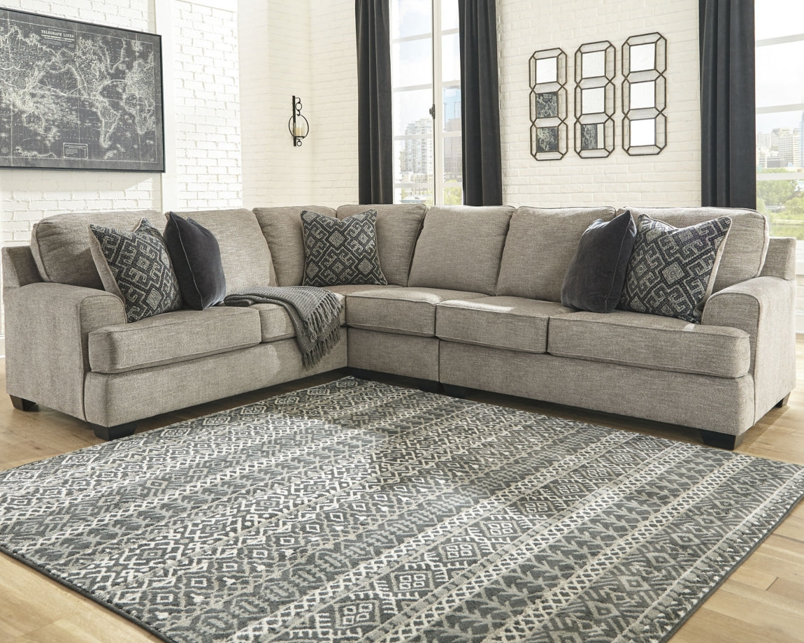 Bovarian 3-Piece Sectional with Ottoman - PKG001482