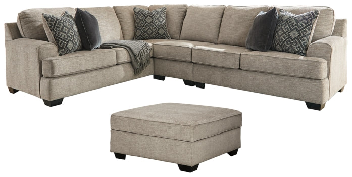 Bovarian 3-Piece Sectional with Ottoman - PKG001482