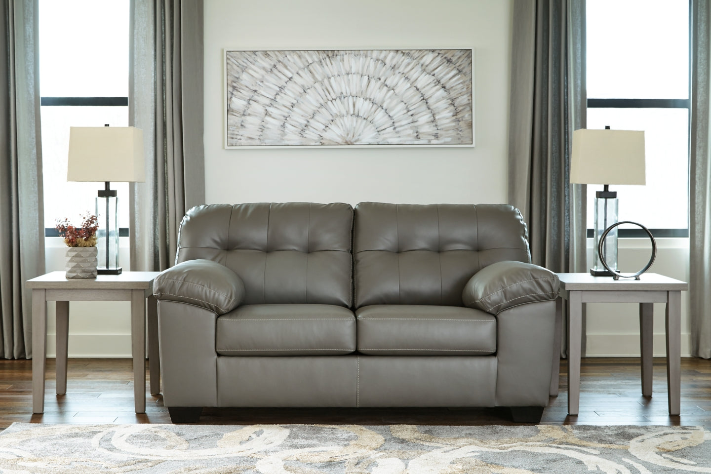 Donlen Sofa, Loveseat and Recliner