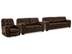 Donlen Sofa, Loveseat and Recliner