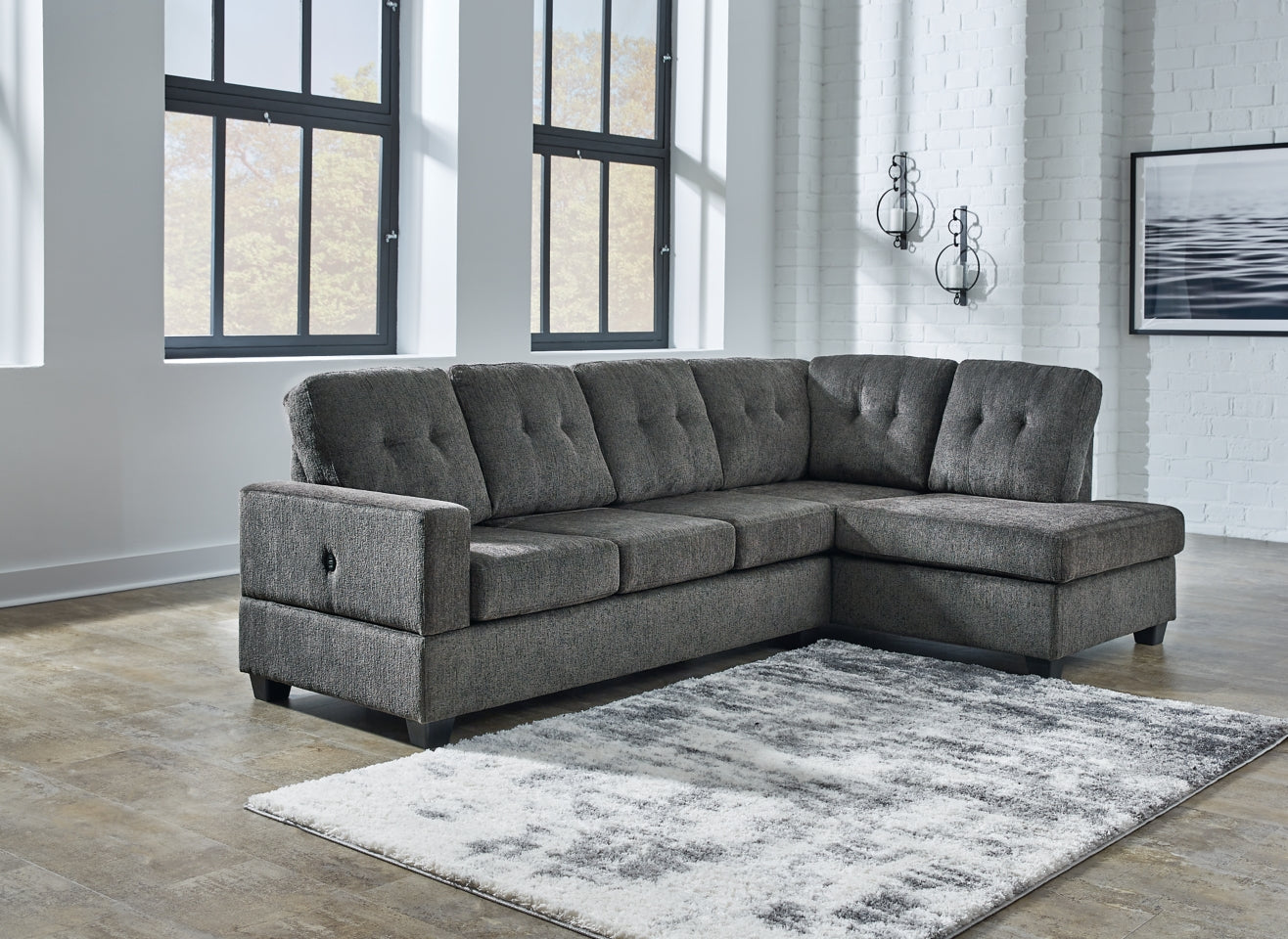 Kitler 2-Piece Sectional with Ottoman