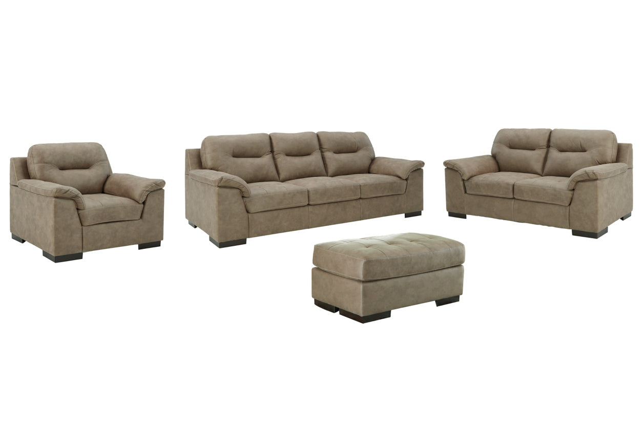 Maderla Sofa, Loveseat, Chair and Ottoman