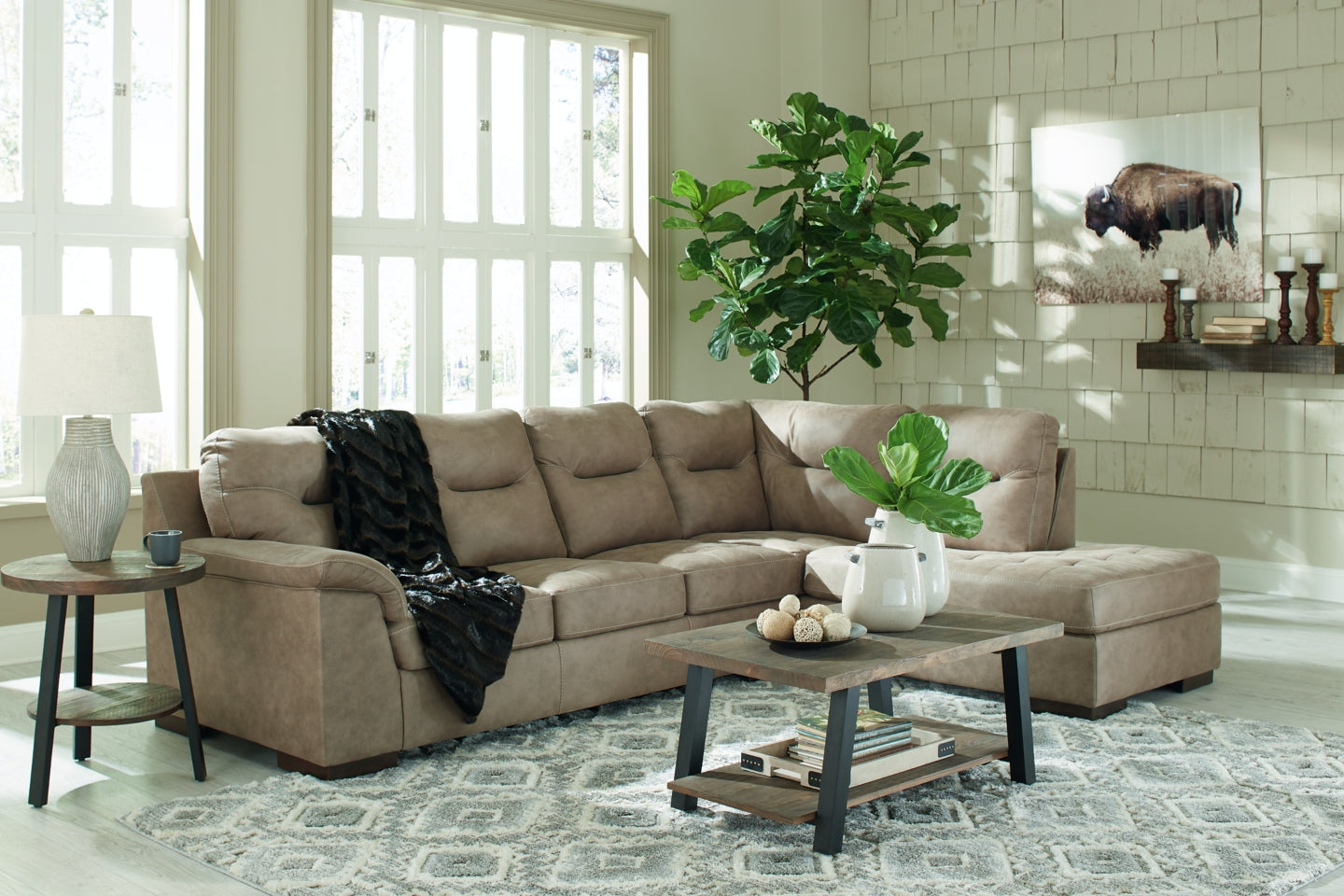 Maderla 2-Piece Sectional with Chaise - 62003S2