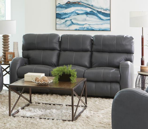 Angelo Power Headrest Power LayFlat Reclining Sofa