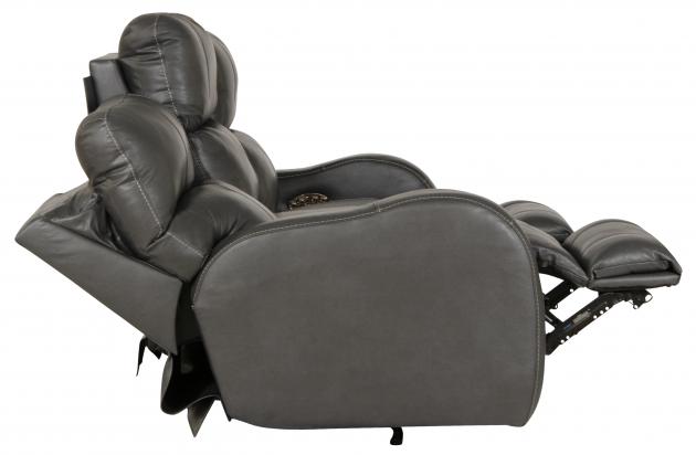 Angelo Power Headrest Power LayFlat Reclining Sofa