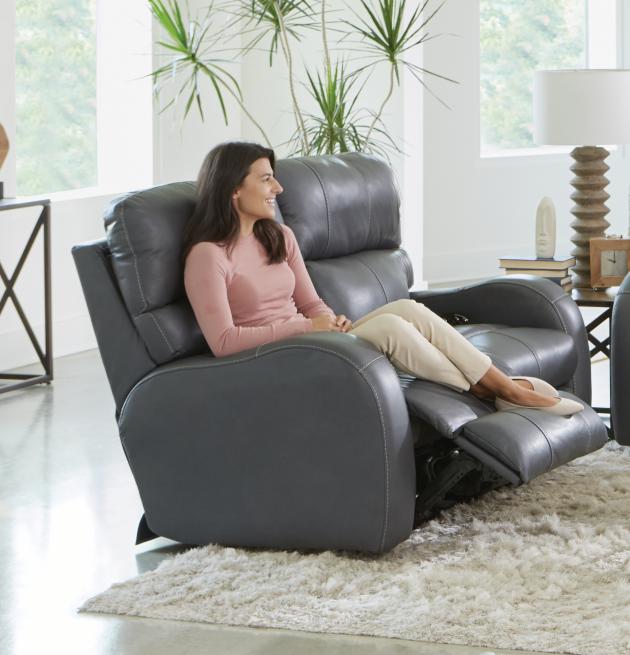 Angelo Power Headrest Power LayFlat Reclining Sofa