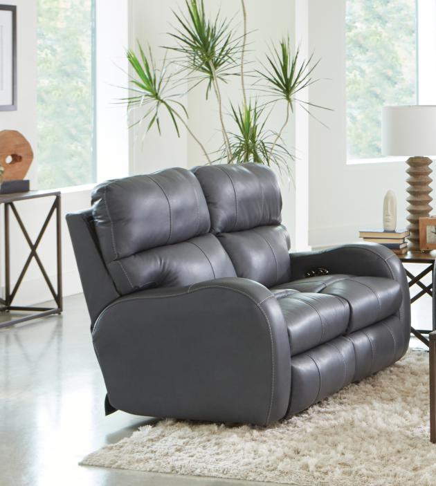 Angelo Power Headrest Power LayFlat Reclining Sofa