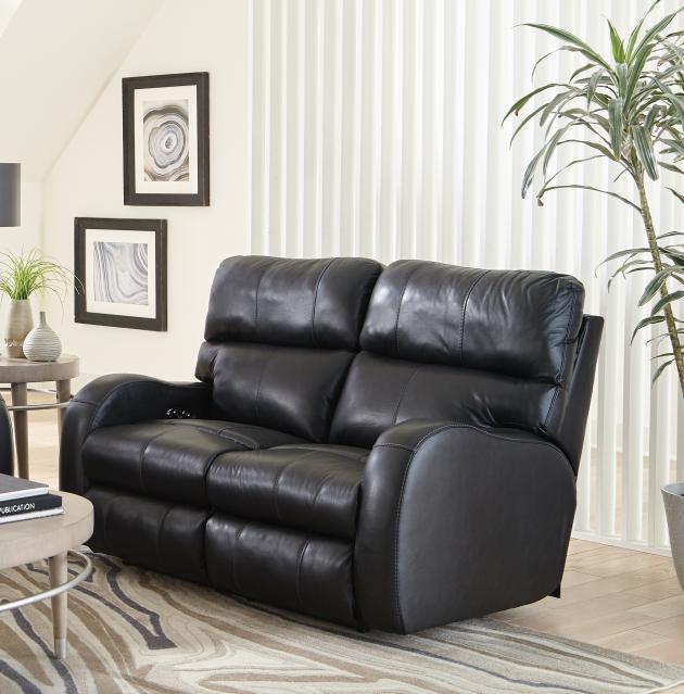 Angelo Power Headrest Power LayFlat Reclining Sofa