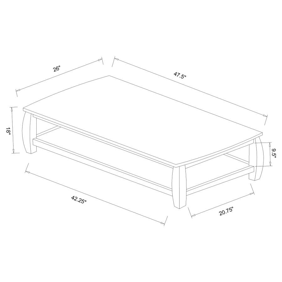 Dixon Brown Coffee Table