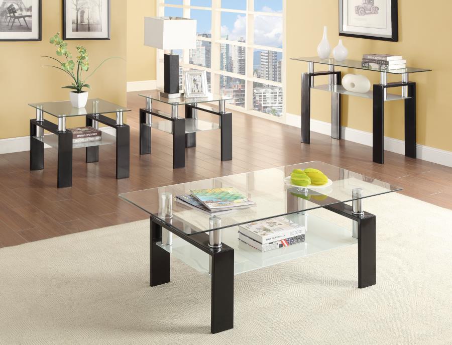 Dyer Black End Table