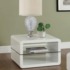 Elana White End Table