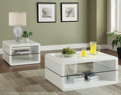 Elana White End Table