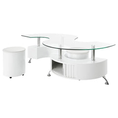 Buckley White Coffee Table