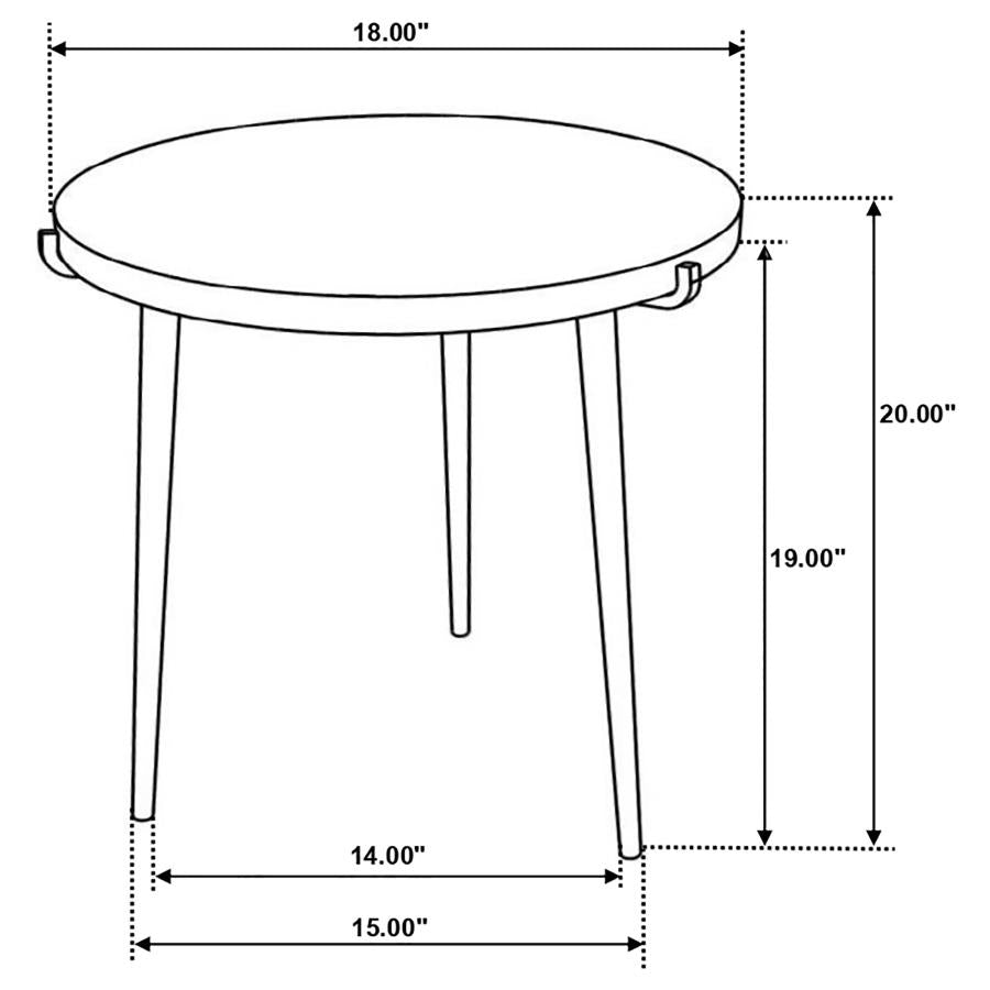 Pilar Brown End Table