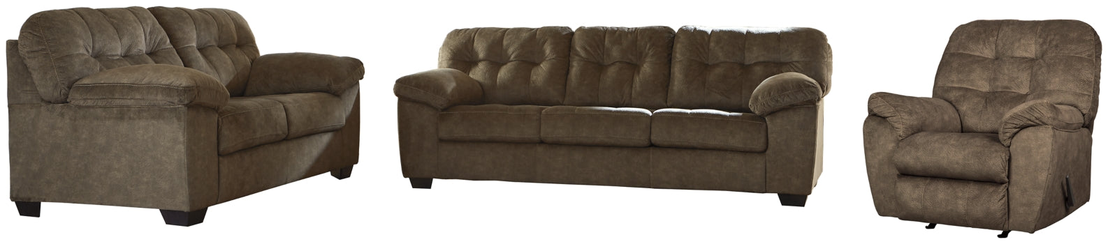 Accrington Sofa, Loveseat and Recliner