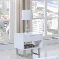 Atchison White End Table