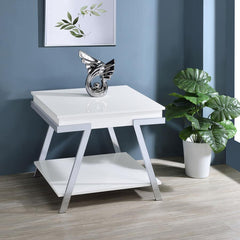 Marcia White End Table