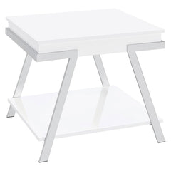 Marcia White End Table