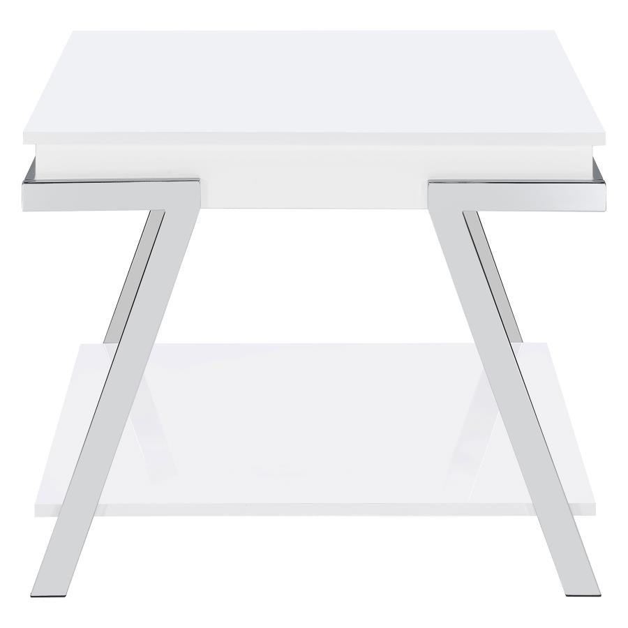 Marcia White End Table