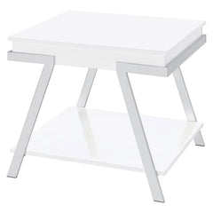 Marcia White End Table