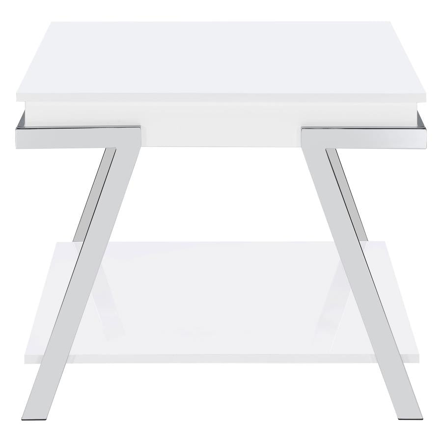 Marcia White End Table