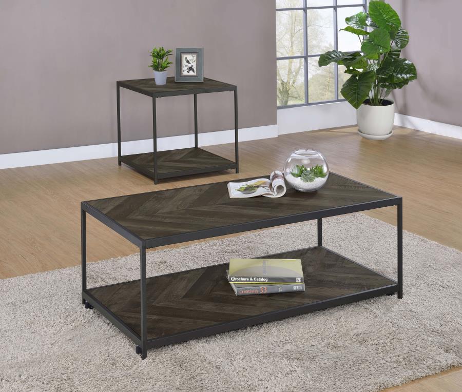 Beckley Grey End Table