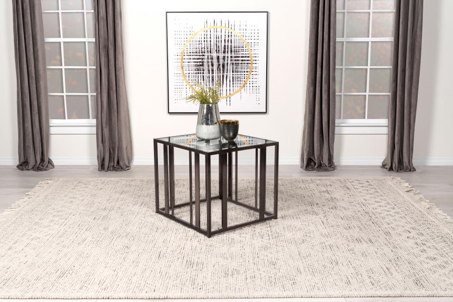 Adri Black End Table