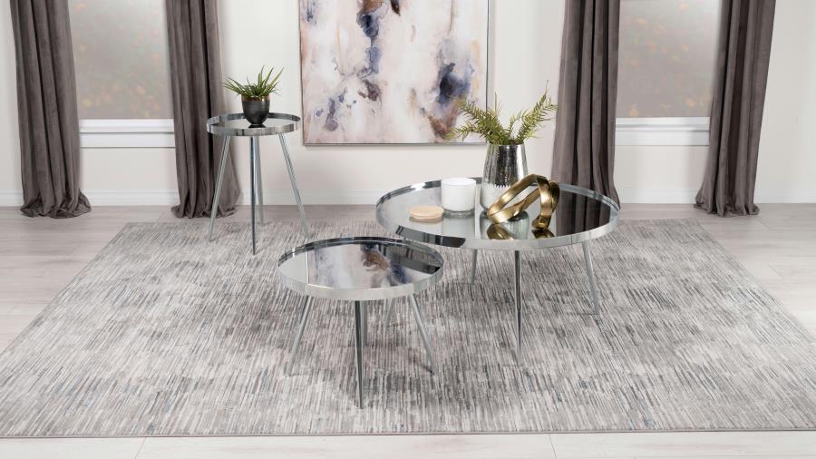 Kaelyn Silver End Table