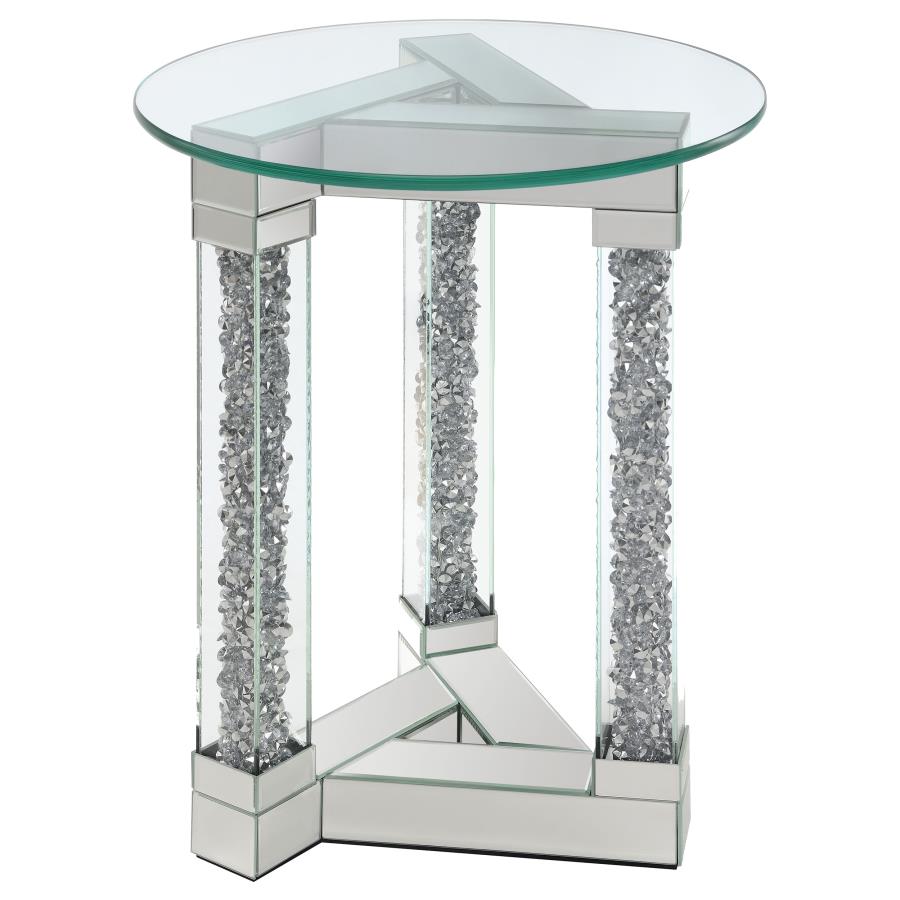 Octave Silver End Table