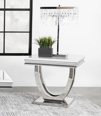 Kerwin White End Table