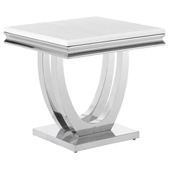 Kerwin White End Table