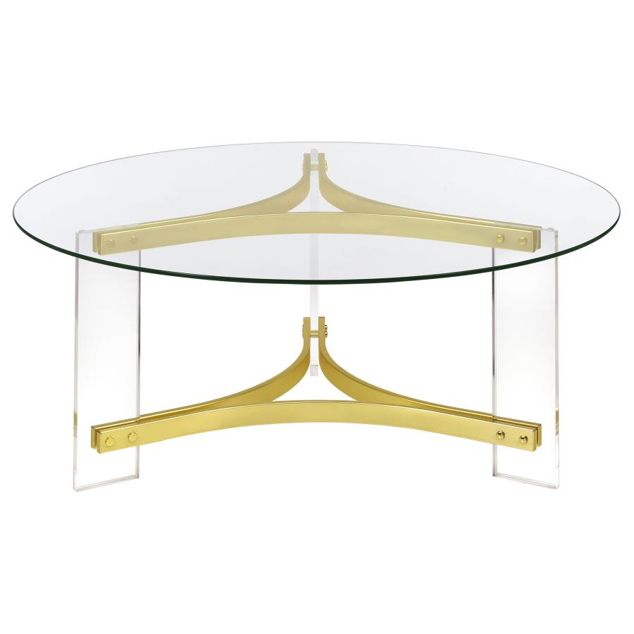 Janessa Gold Coffee Table