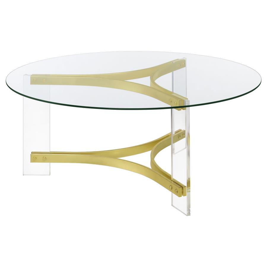 Janessa Gold Coffee Table